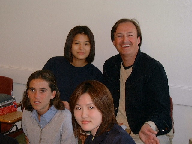 Montserrat, Hyewon, a unknown Korean, and Bertrand